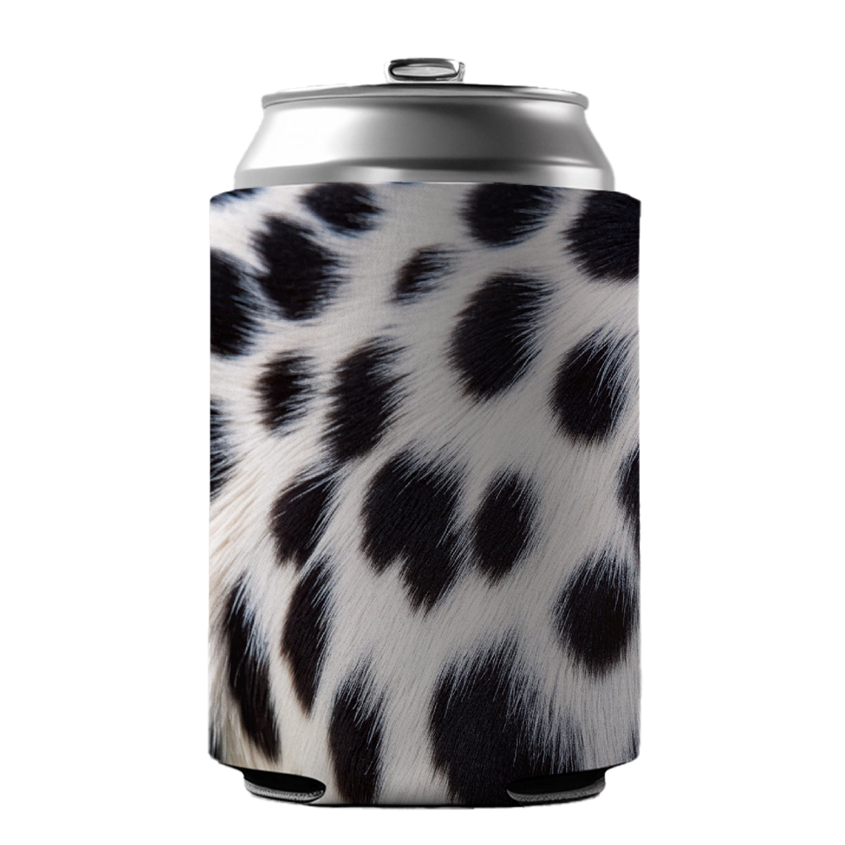 Dalmatian Dog Fur Spotted Pattern Can Cooler Beer Soda Drink Insulated Holder Sleeve Hugger