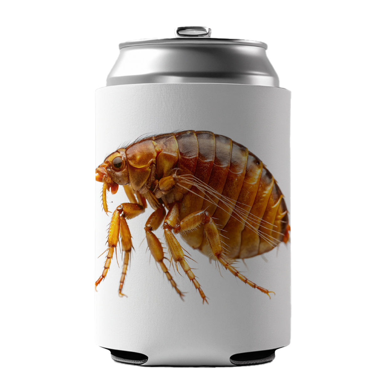 Flea Can Cooler Beer Soda Drink Insulated Holder Sleeve Hugger