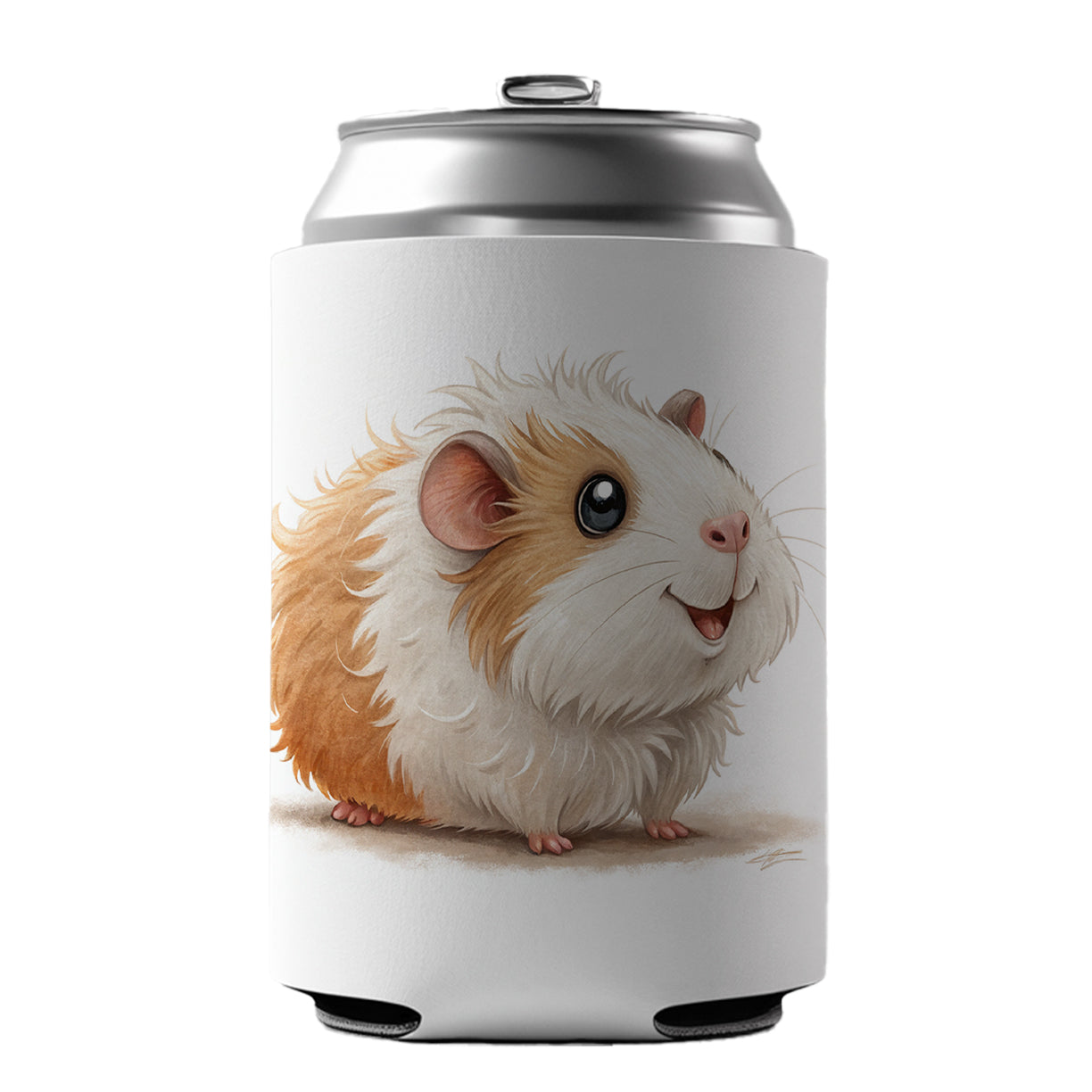 Guinea Pig Children's Illustration Style Can Cooler Beer Soda Drink Insulated Holder Sleeve Hugger
