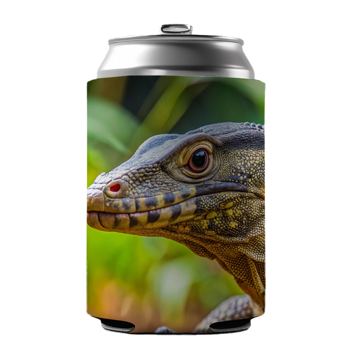 Monitor Lizard Reptile Can Cooler Beer Soda Drink Insulated Holder Sleeve Hugger