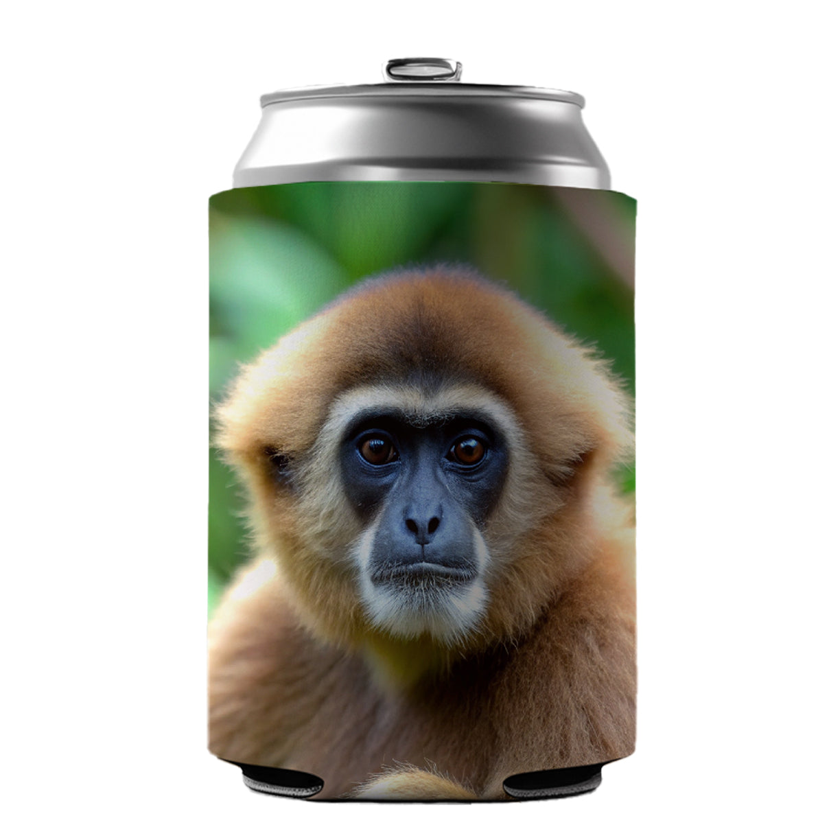 Muller's Gibbon Monkey Can Cooler Beer Soda Drink Insulated Holder Sleeve Hugger
