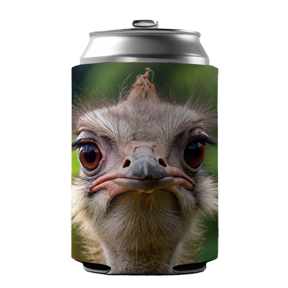 Ostrich Can Cooler Beer Soda Drink Insulated Holder Sleeve Hugger