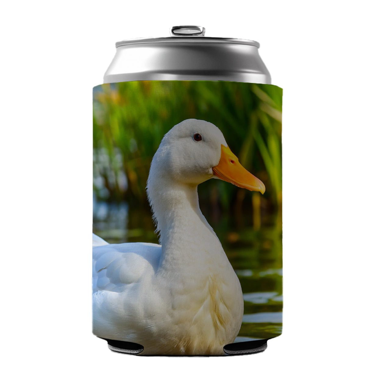 Pekin Duck Can Cooler Beer Soda Drink Insulated Holder Sleeve Hugger