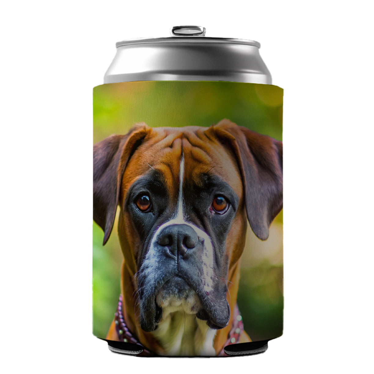 Boxer Dog Photo Can Cooler Beer Soda Drink Insulated Holder Sleeve Hugger