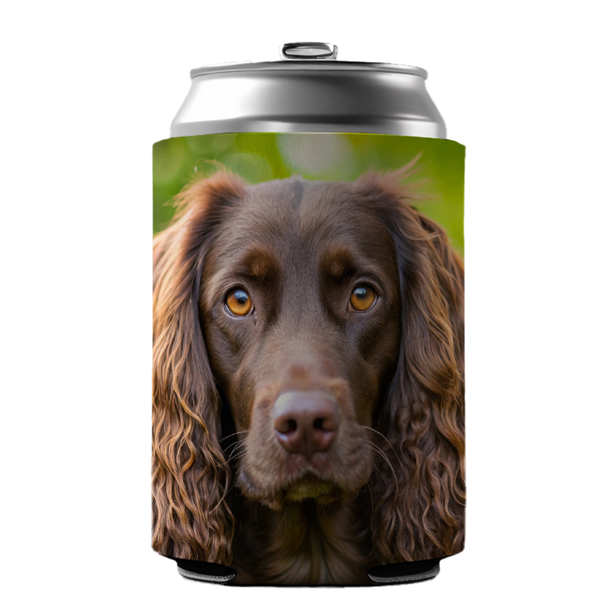 Boykin Spaniel Dog Photo Can Cooler Beer Soda Drink Insulated Holder Sleeve Hugger