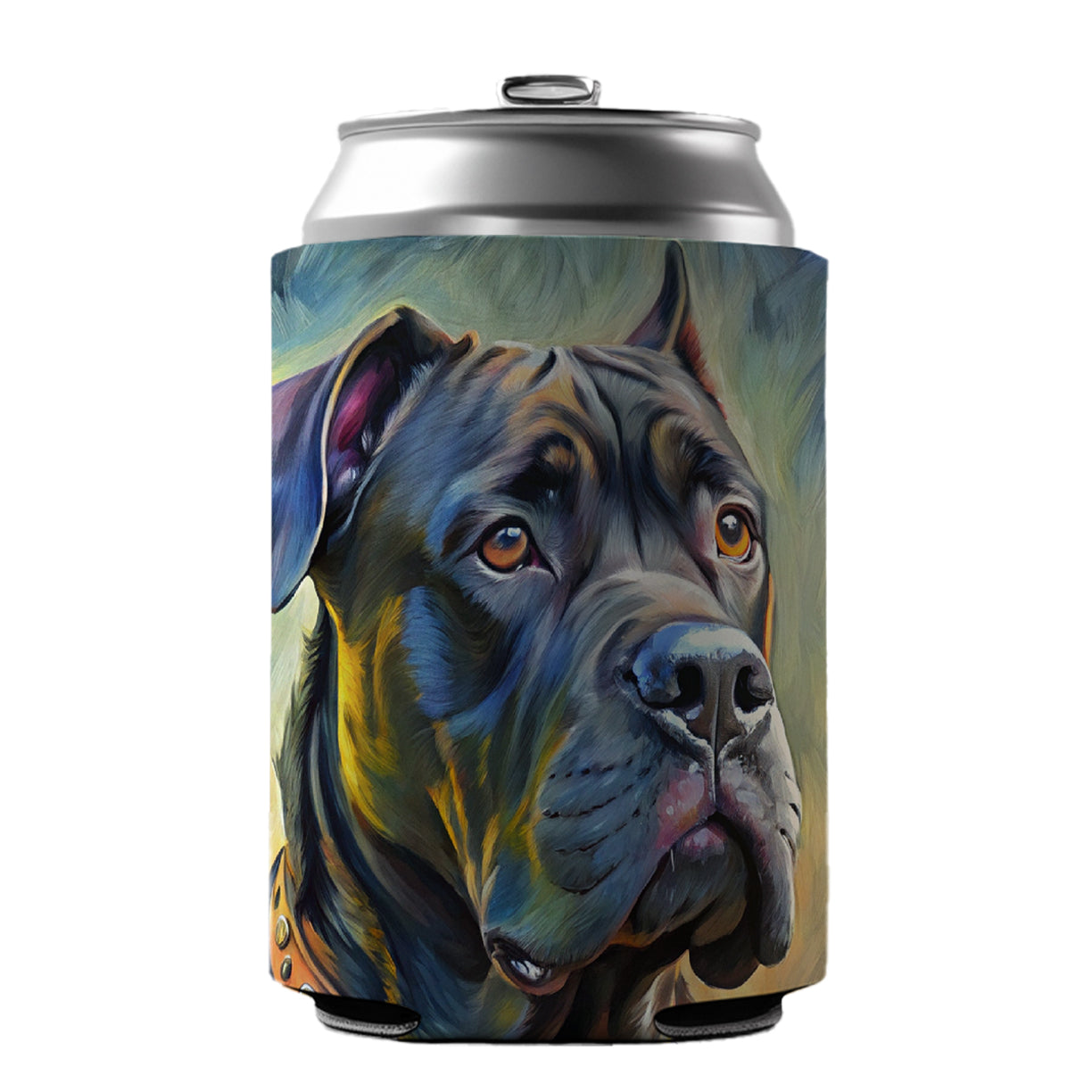 Cane Corso Dog Expressionism Art Can Cooler Beer Soda Drink Insulated Holder Sleeve Hugger