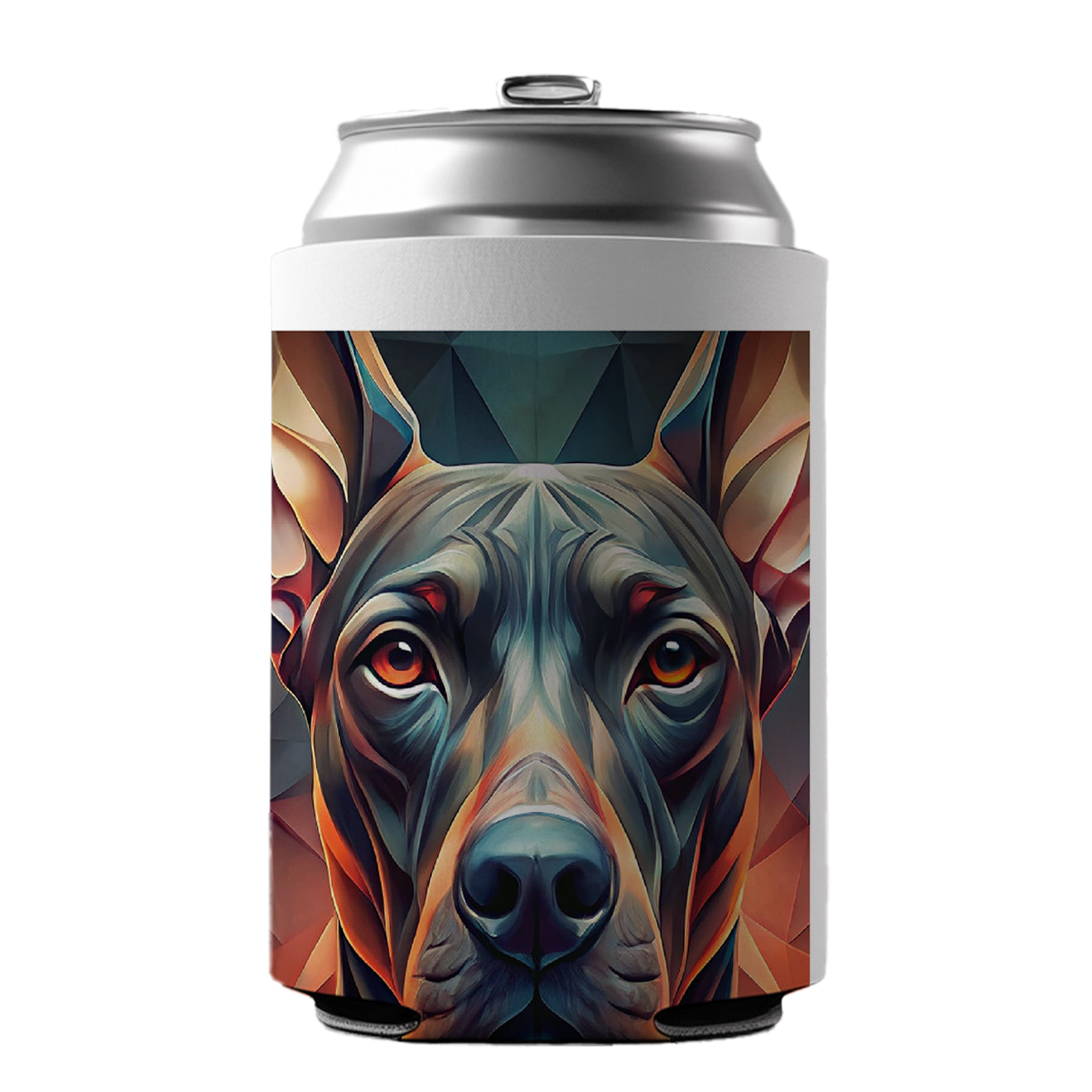 Great Dane Dog Abstract Stylized Art Can Cooler Beer Soda Drink Insulated Holder Sleeve Hugger