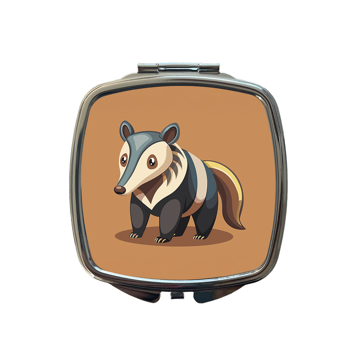 Anteater Animal Small Travel Purse Handbag Pocket Makeup Compact Mirror