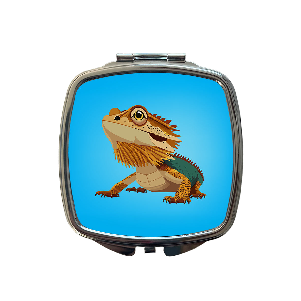 Bearded Dragon Majestic Small Travel Purse Handbag Pocket Makeup Compact Mirror