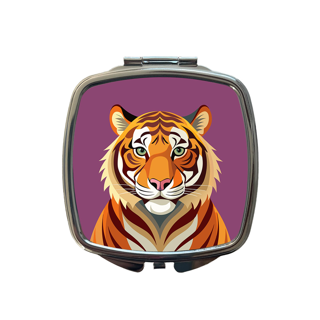 Bengal Tiger Small Travel Purse Handbag Pocket Makeup Compact Mirror