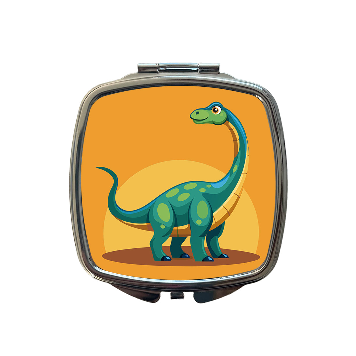 Brachiosaurus Dinosaur Small Travel Purse Handbag Pocket Makeup Compact Mirror