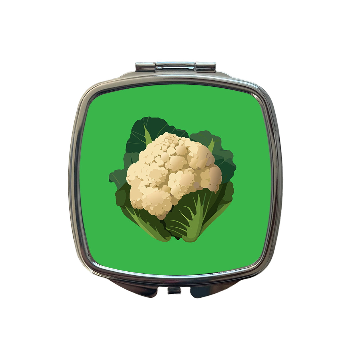 Cauliflower Vegetable Small Travel Purse Handbag Pocket Makeup Compact Mirror