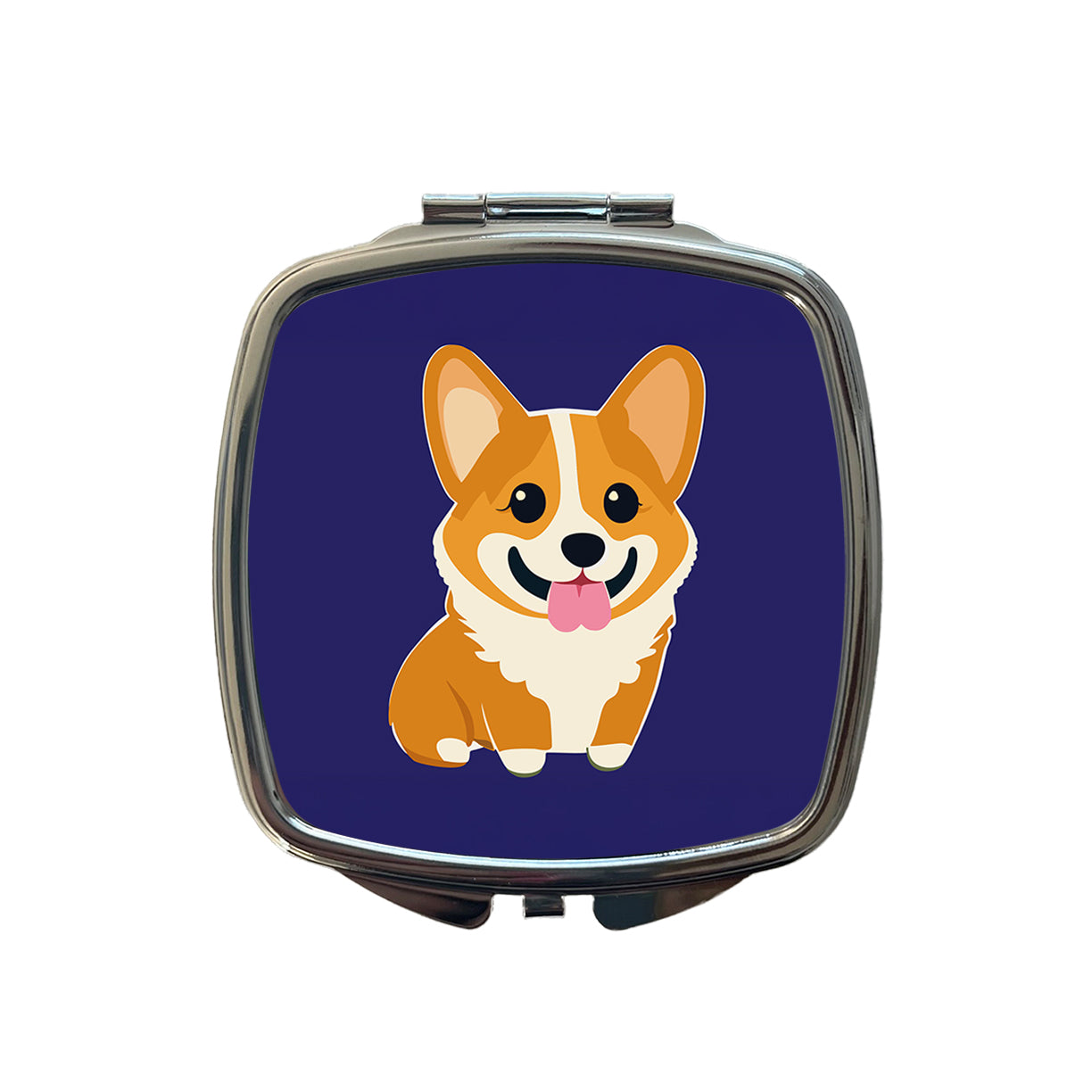 Corgi Dog Sweet Small Travel Purse Handbag Pocket Makeup Compact Mirror