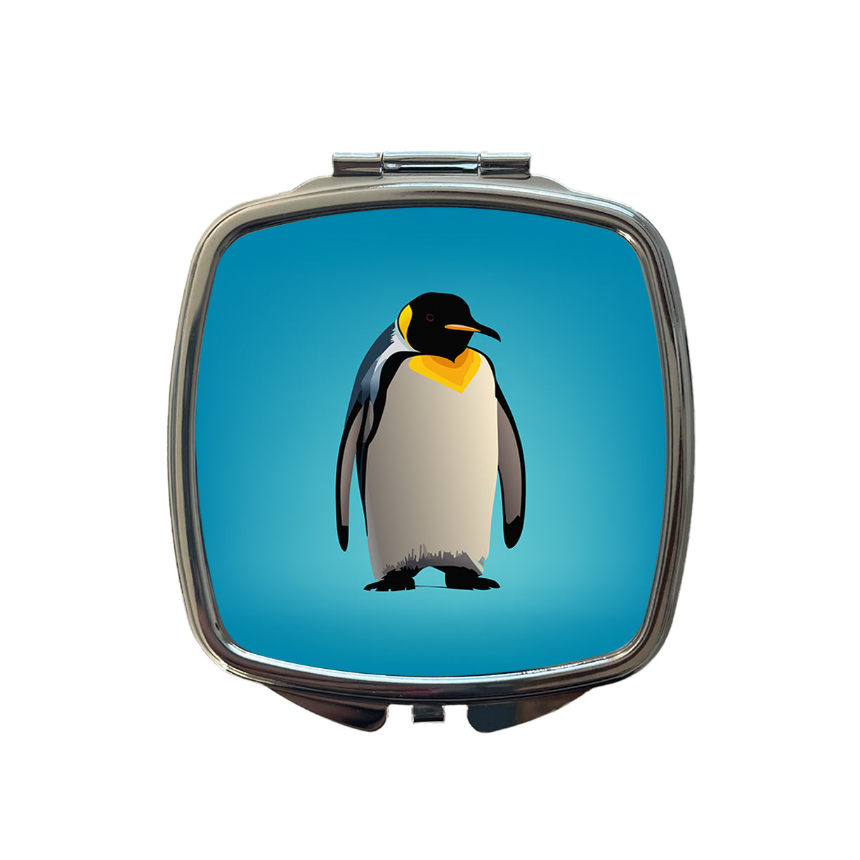 Emperor Penguin Small Travel Purse Handbag Pocket Makeup Compact Mirror