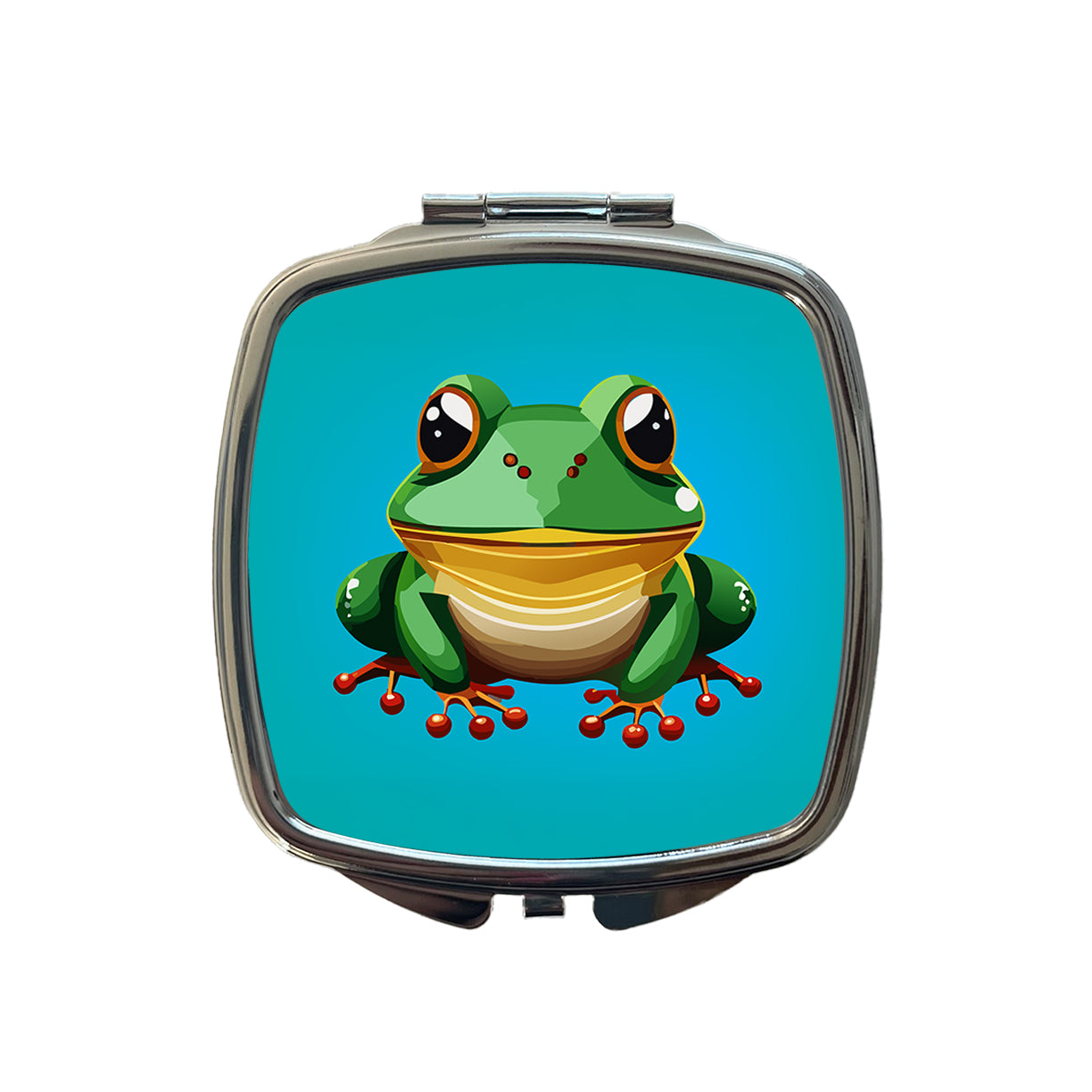 Frog Cute Small Travel Purse Handbag Pocket Makeup Compact Mirror