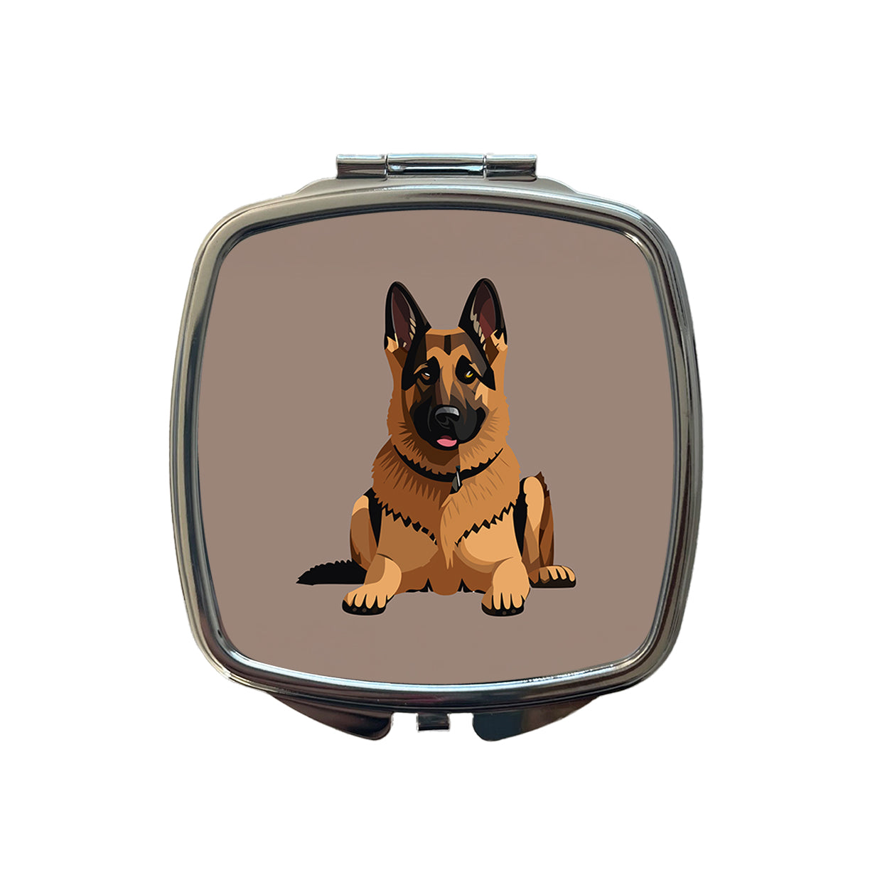 German Shepherd Dog Small Travel Purse Handbag Pocket Makeup Compact Mirror