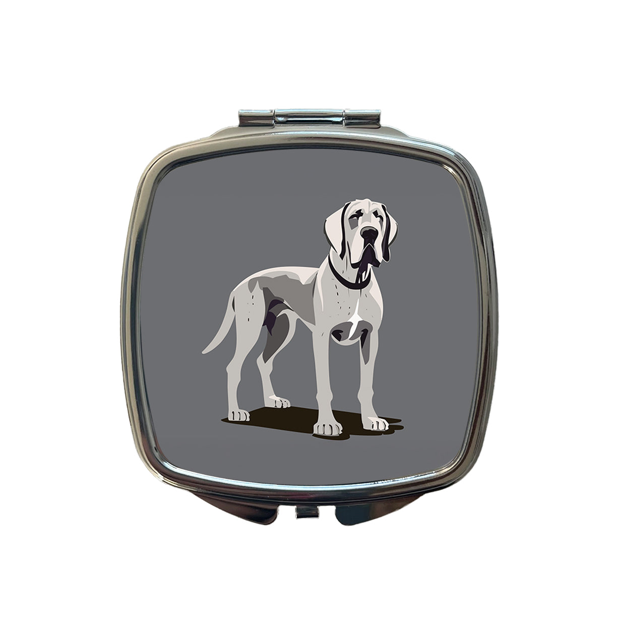 Great Dane Dog Standing Small Travel Purse Handbag Pocket Makeup Compact Mirror