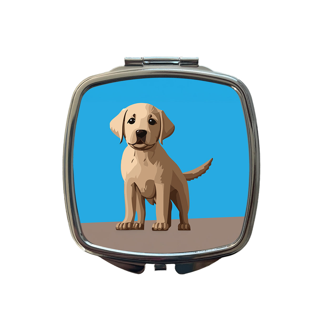 Labrador Retriever Dog Puppy Small Travel Purse Handbag Pocket Makeup Compact Mirror
