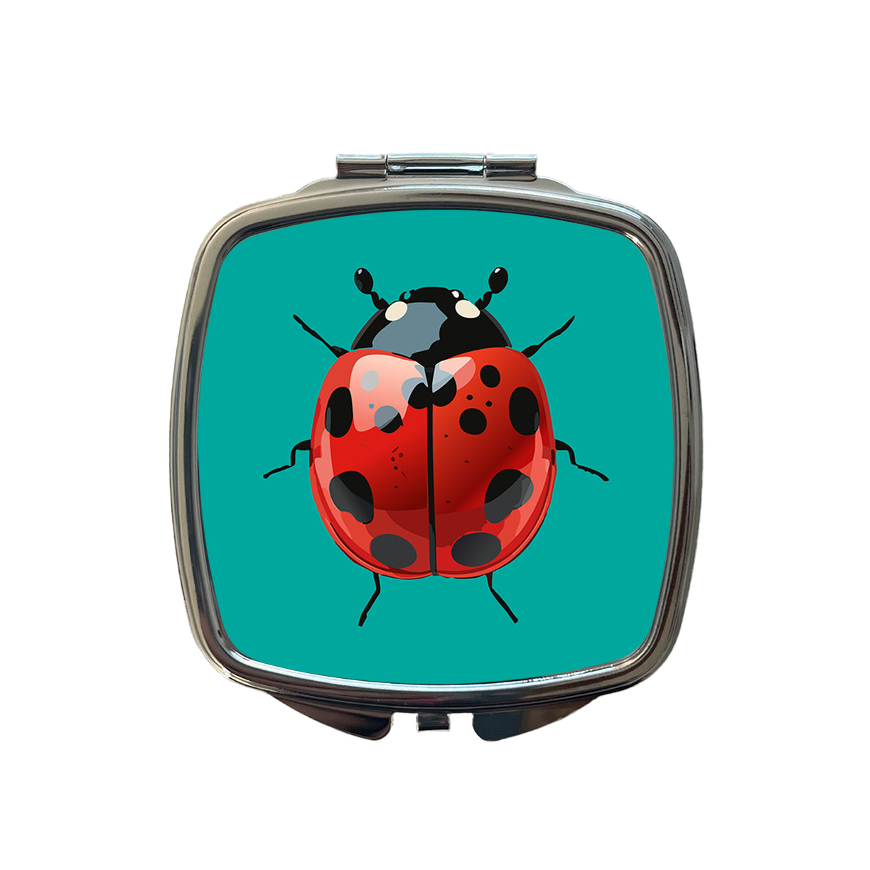Ladybug Pretty Small Travel Purse Handbag Pocket Makeup Compact Mirror