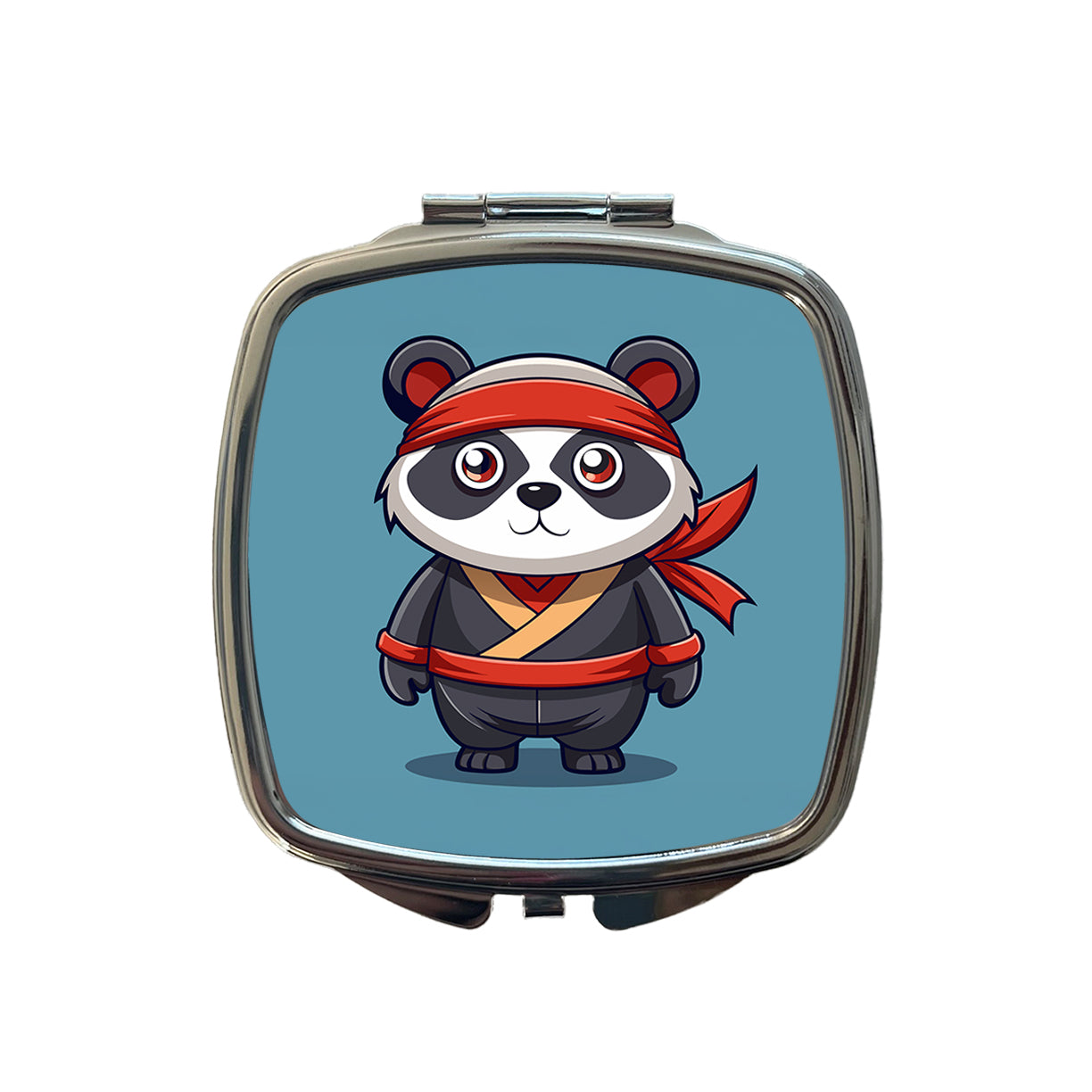 Panda Ninja Small Travel Purse Handbag Pocket Makeup Compact Mirror