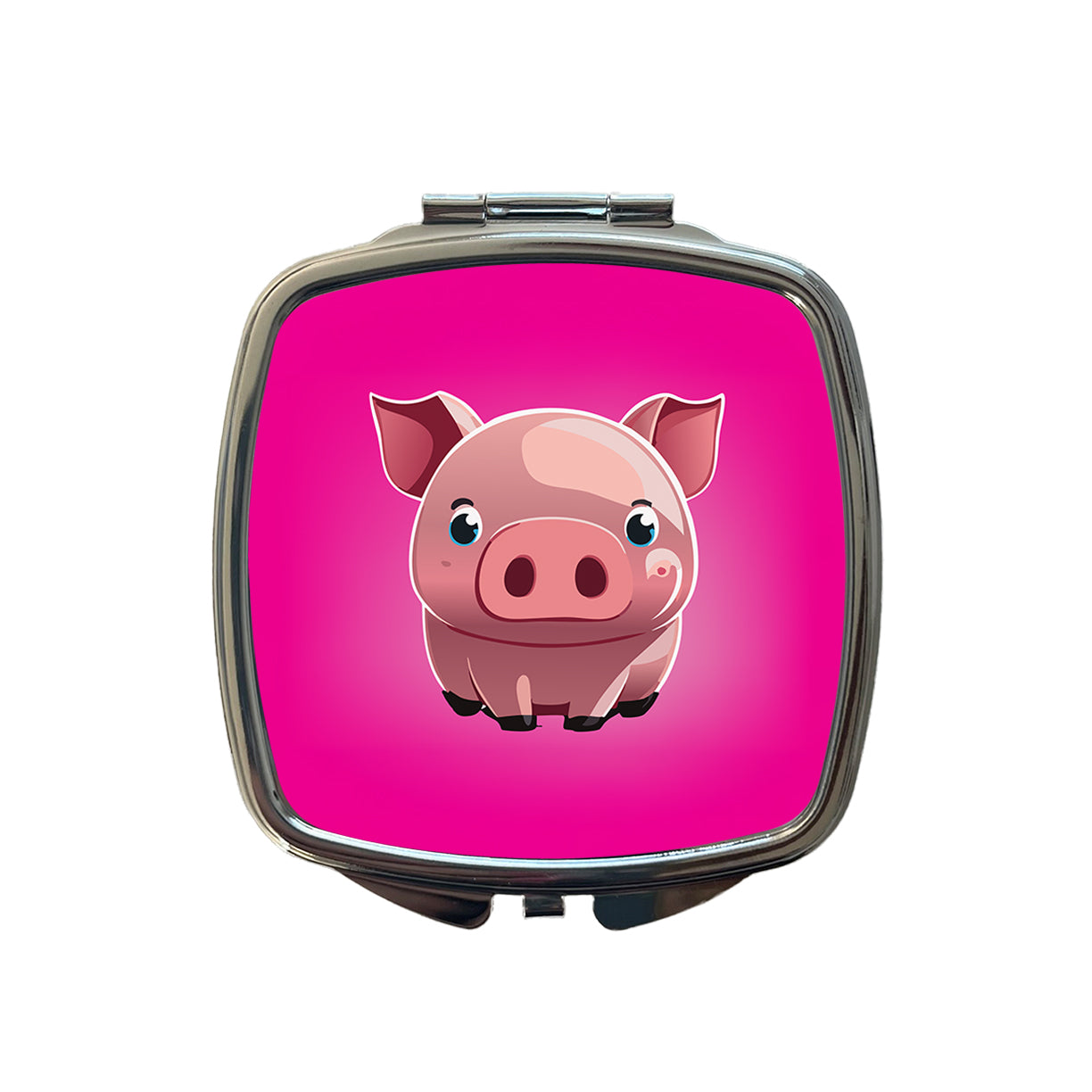 Pig Cute Small Travel Purse Handbag Pocket Makeup Compact Mirror