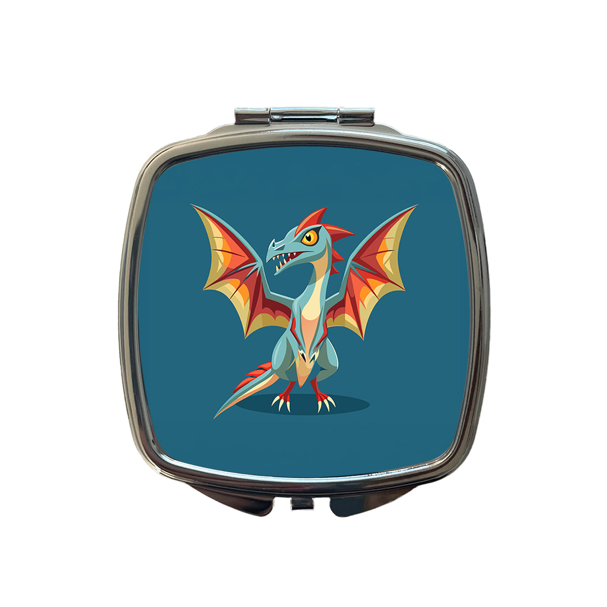 Pterodactyl Dinosaur Small Travel Purse Handbag Pocket Makeup Compact Mirror