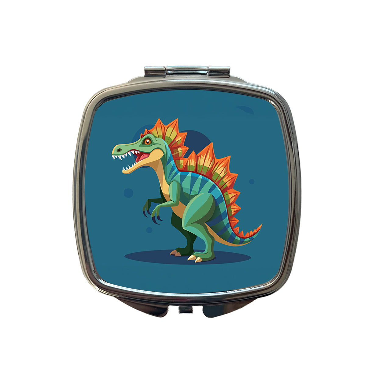 Spinosaurus Dinosaur Small Travel Purse Handbag Pocket Makeup Compact Mirror