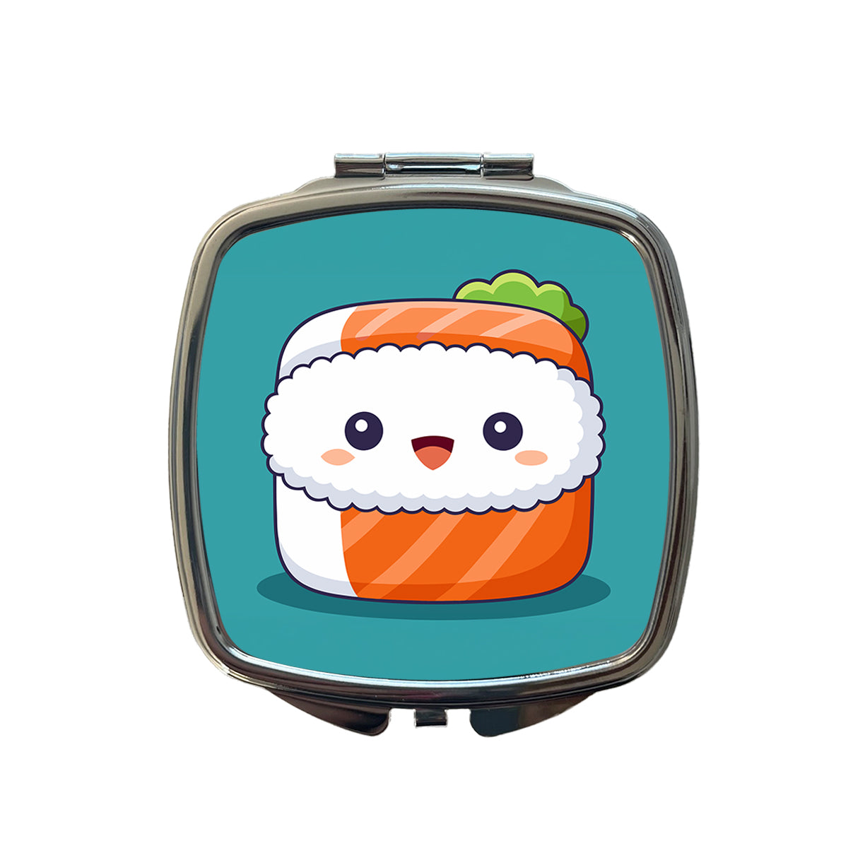 Sushi Food Cute Small Travel Purse Handbag Pocket Makeup Compact Mirror
