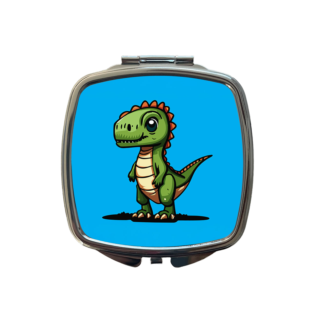 T-Rex Tyrannosaurus Dinosaur Cute Small Travel Purse Handbag Pocket Makeup Compact Mirror