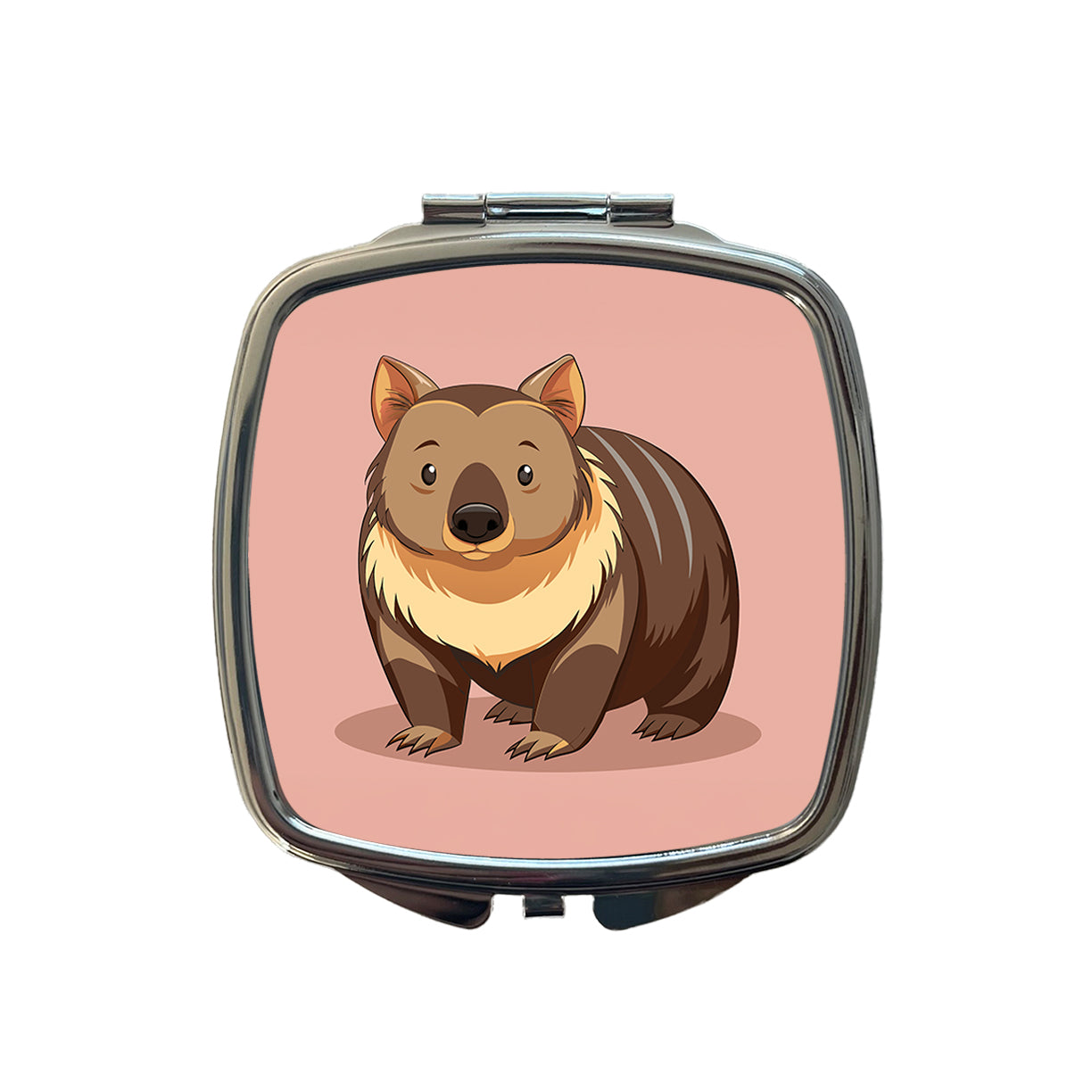 Wombat Australian Animal Cute Small Travel Purse Handbag Pocket Makeup Compact Mirror