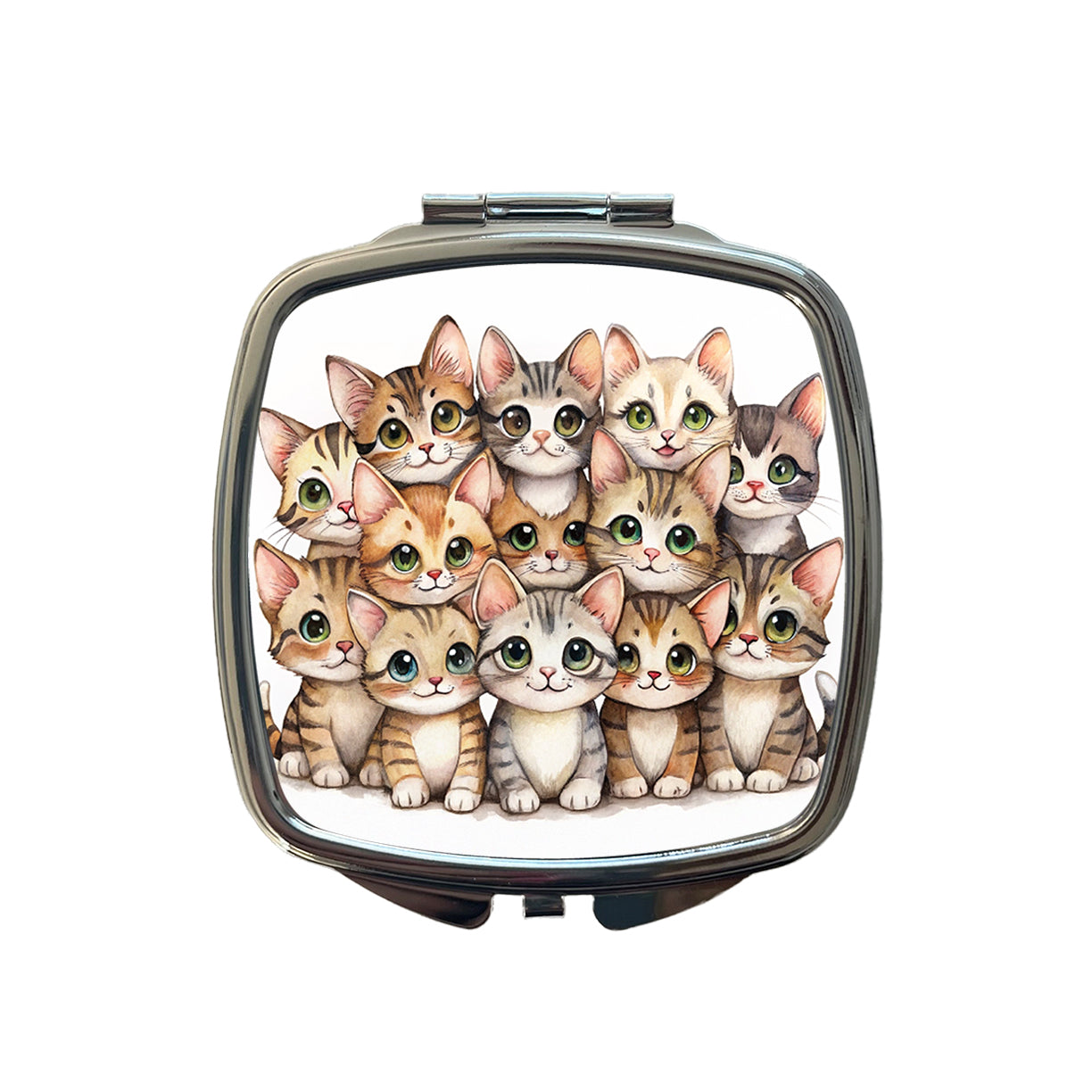 Sweet Sokoke Cats Small Travel Purse Handbag Pocket Makeup Compact Mirror