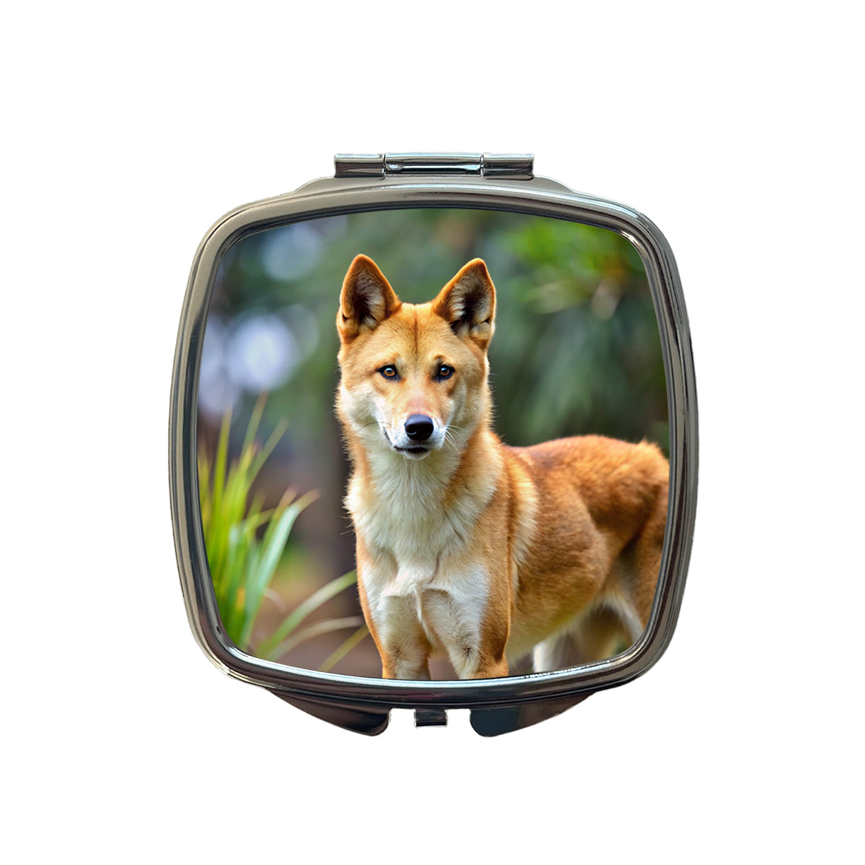Australian Dingo Small Travel Purse Handbag Pocket Makeup Compact Mirror