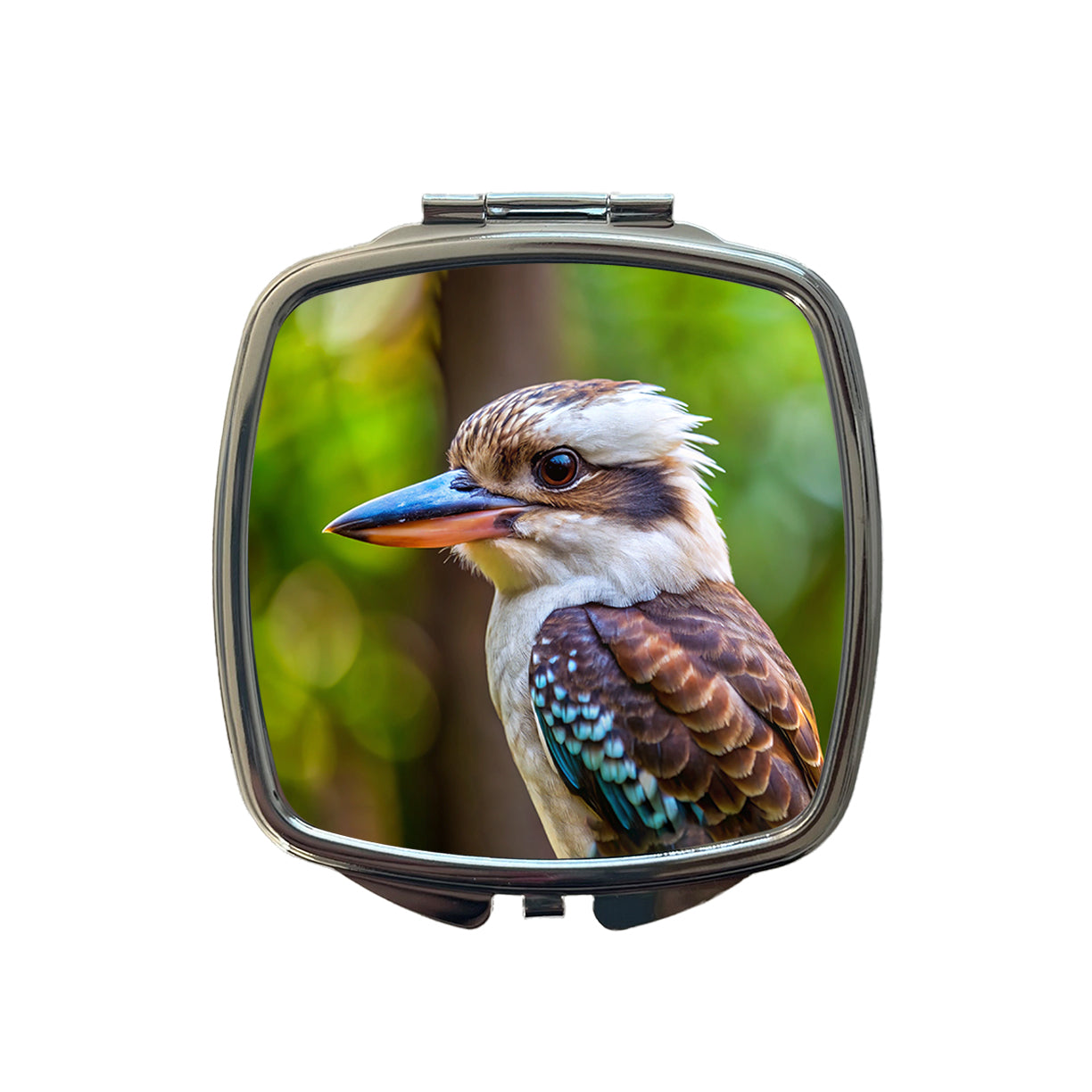 Australian Kookaburra Bird Small Travel Purse Handbag Pocket Makeup Compact Mirror