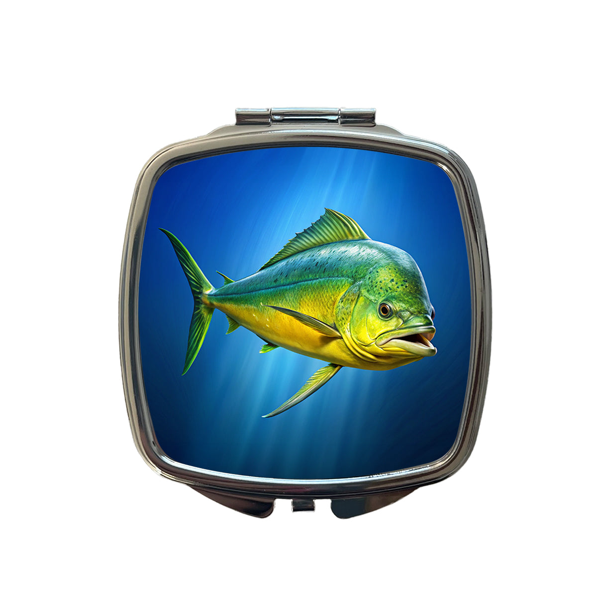Dorado Fish Small Travel Purse Handbag Pocket Makeup Compact Mirror