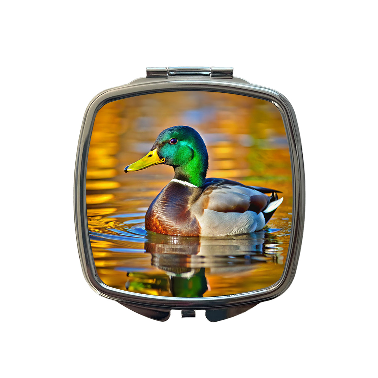 Mallard Duck Small Travel Purse Handbag Pocket Makeup Compact Mirror