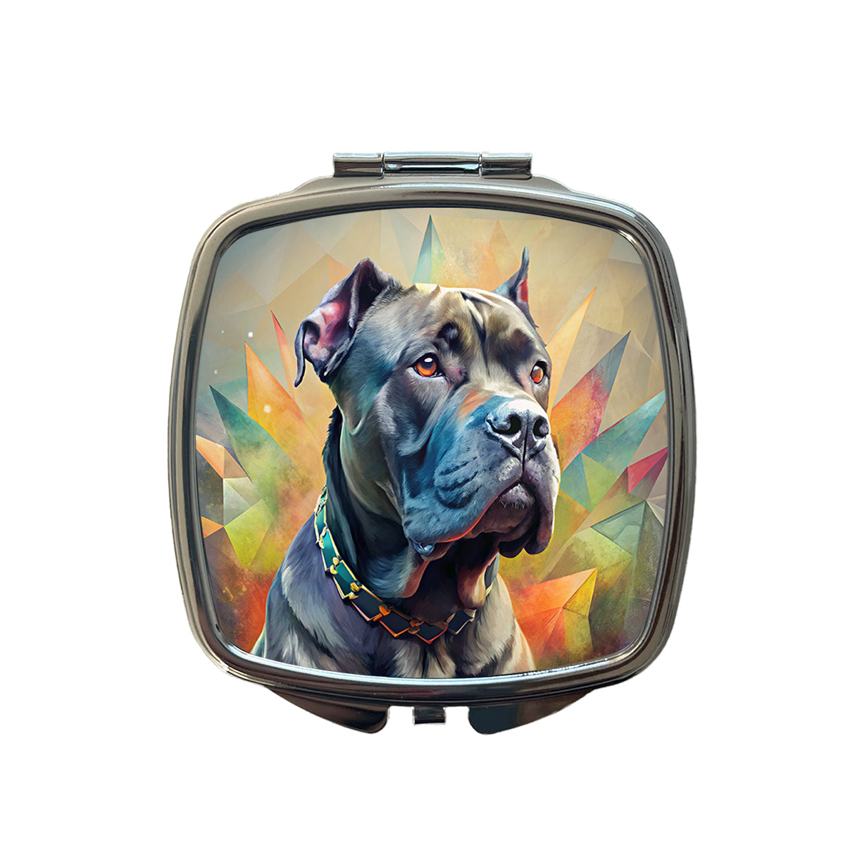 Cane Corso Dog Contemporary Art Small Travel Purse Handbag Pocket Makeup Compact Mirror
