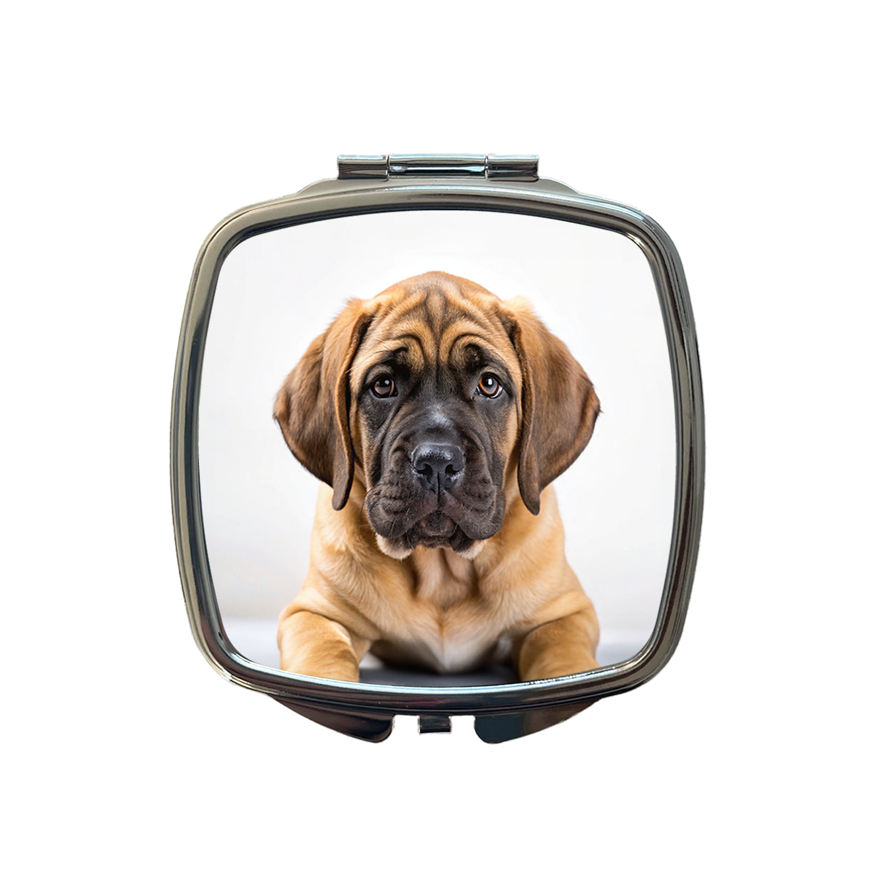 Mastiff Dog Puppy Photo Small Travel Purse Handbag Pocket Makeup Compact Mirror