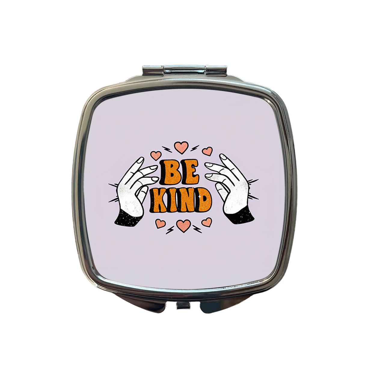 Be Kind Small Travel Purse Handbag Pocket Makeup Compact Mirror
