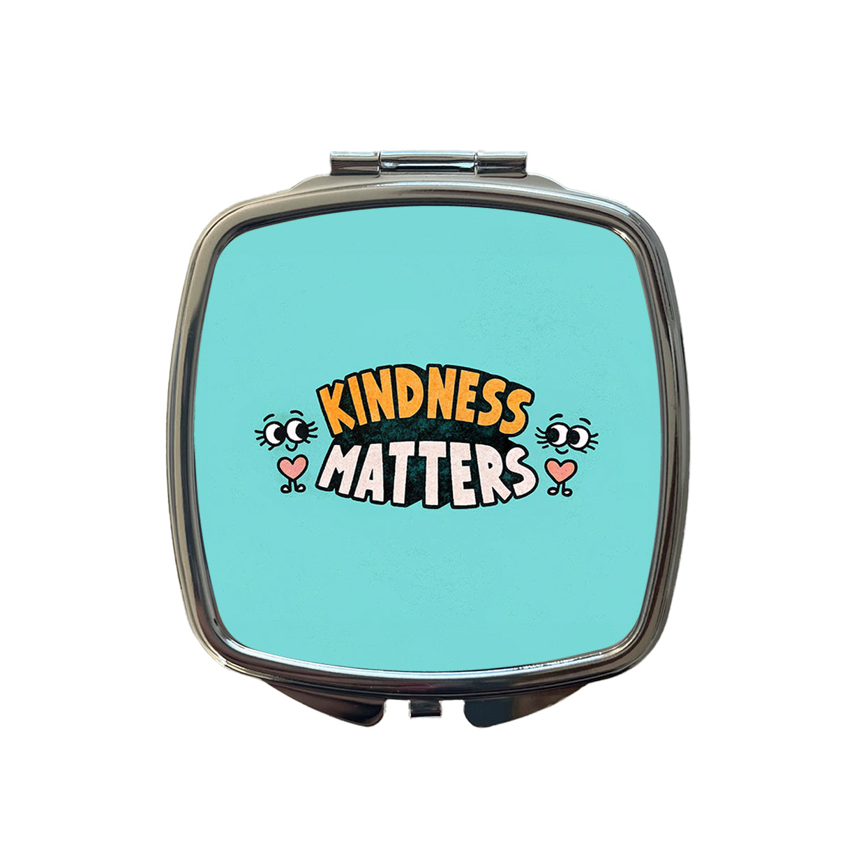 Kindness Matters Cute Small Travel Purse Handbag Pocket Makeup Compact Mirror