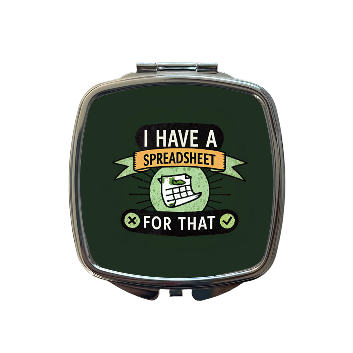 I Have A Spreadsheet For That Small Travel Purse Handbag Pocket Makeup Compact Mirror