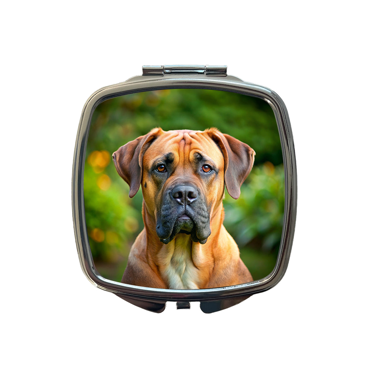 Boerboel Dog Photo Small Travel Purse Handbag Pocket Makeup Compact Mirror