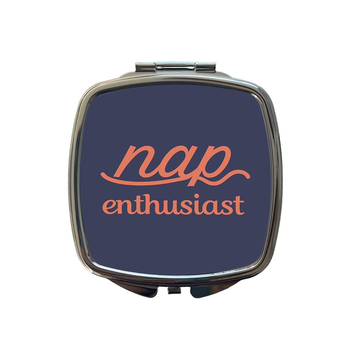 Nap Enthusiast Funny Small Travel Purse Handbag Pocket Makeup Compact Mirror