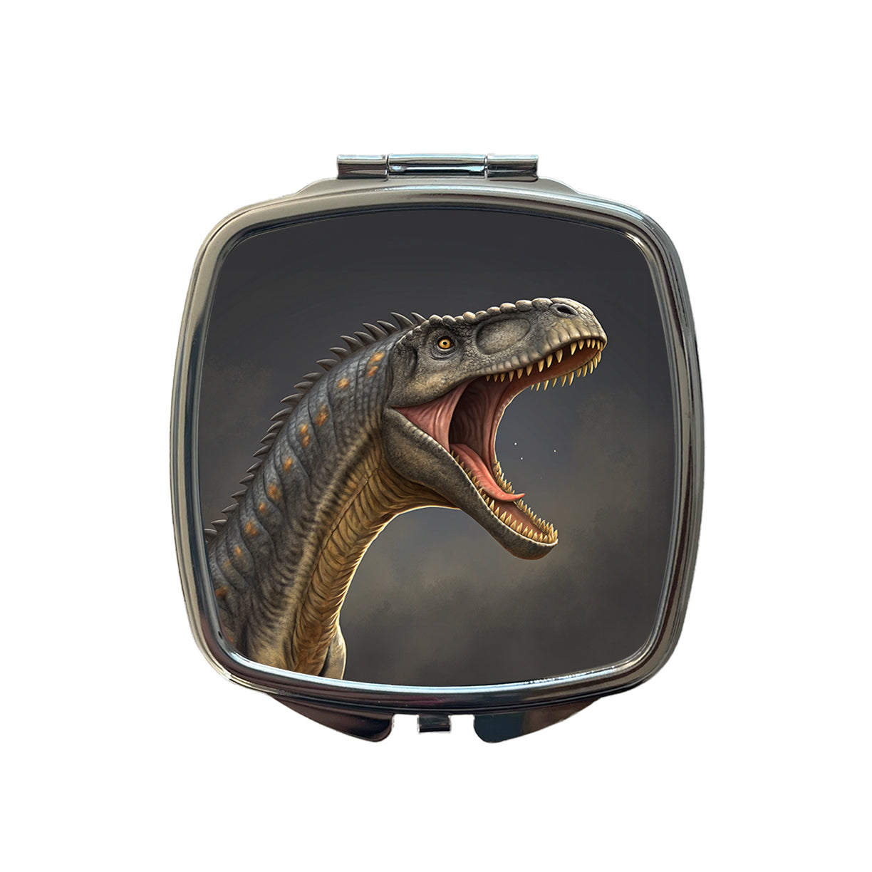 Roaring Apatosaurus Dinosaur Small Travel Purse Handbag Pocket Makeup Compact Mirror