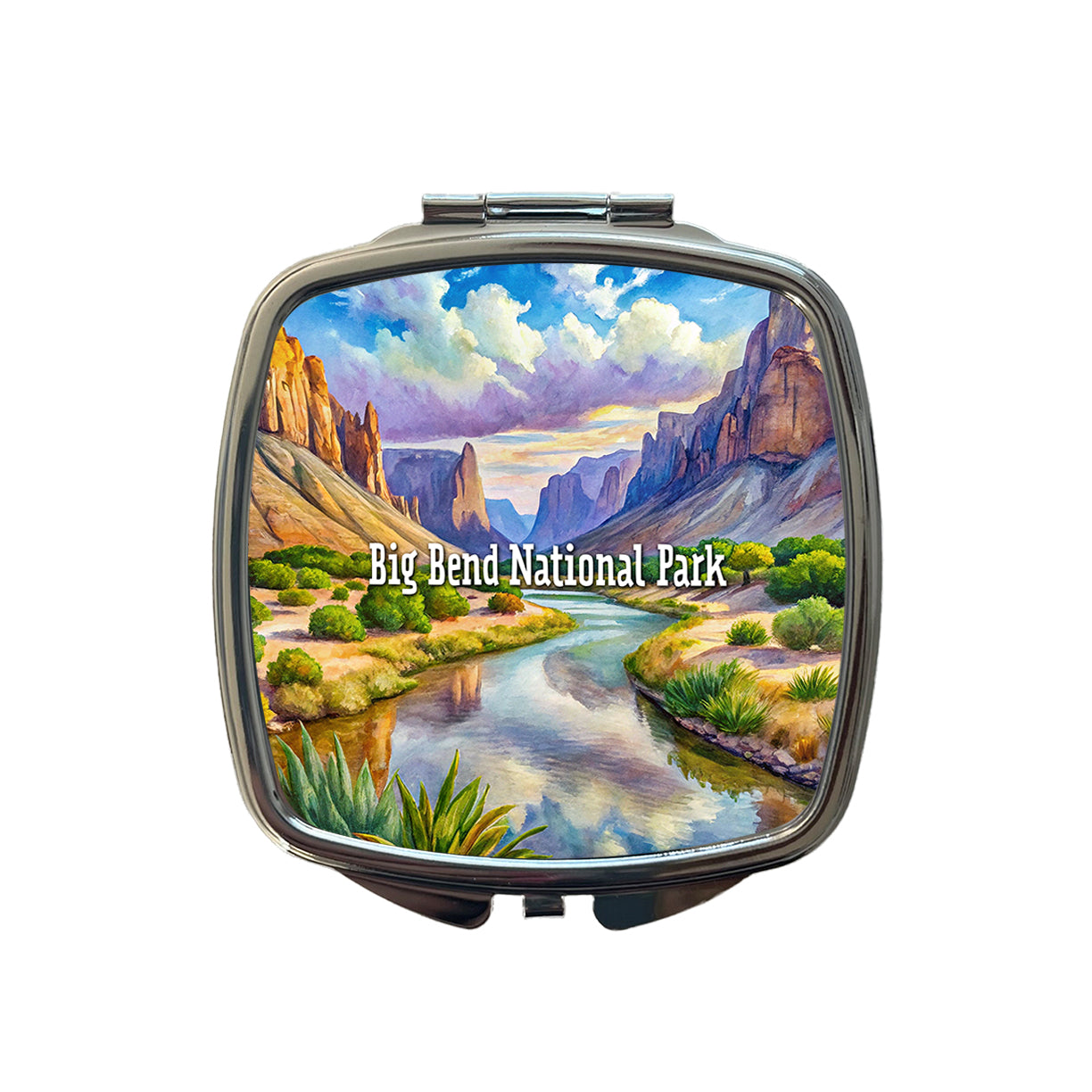 Big Bend National Park Texas Small Travel Purse Handbag Pocket Makeup Compact Mirror