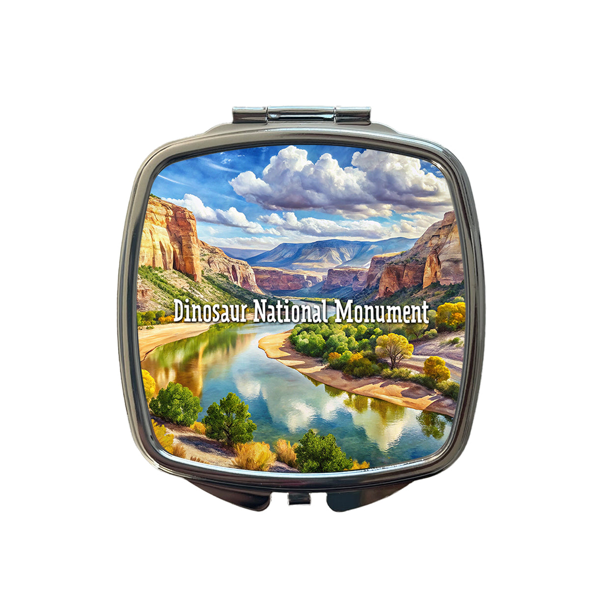 Dinosaur National Monument Colorado, Utah Small Travel Purse Handbag Pocket Makeup Compact Mirror