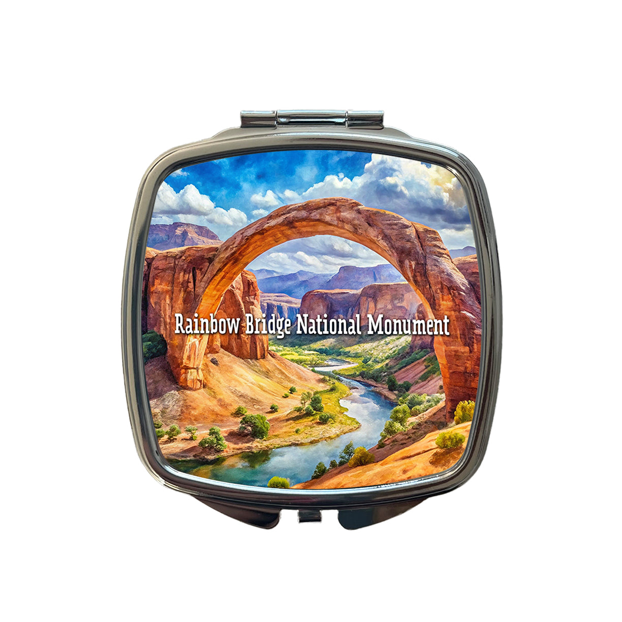 Rainbow Bridge National Monument Utah Small Travel Purse Handbag Pocket Makeup Compact Mirror