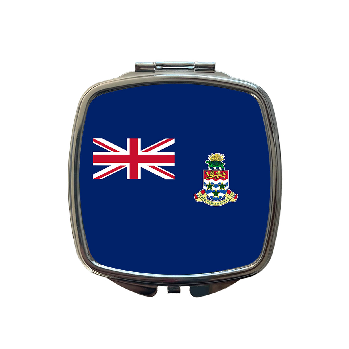 Cayman Islands Country Flag Small Travel Purse Handbag Pocket Makeup Compact Mirror