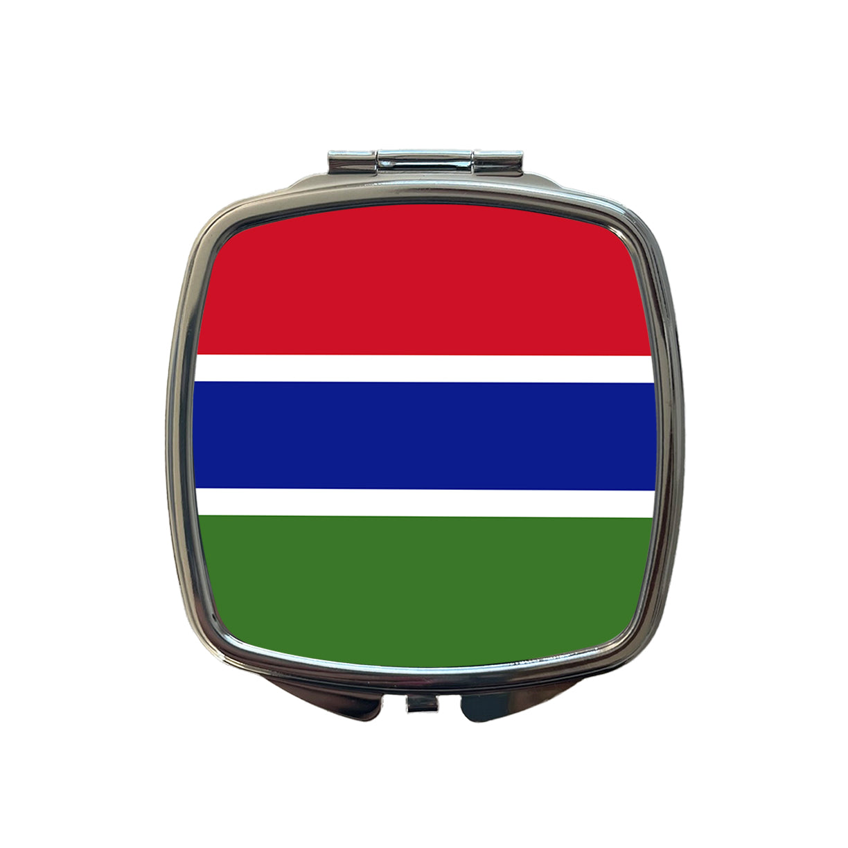 Gambia (the) Country Flag Small Travel Purse Handbag Pocket Makeup Compact Mirror