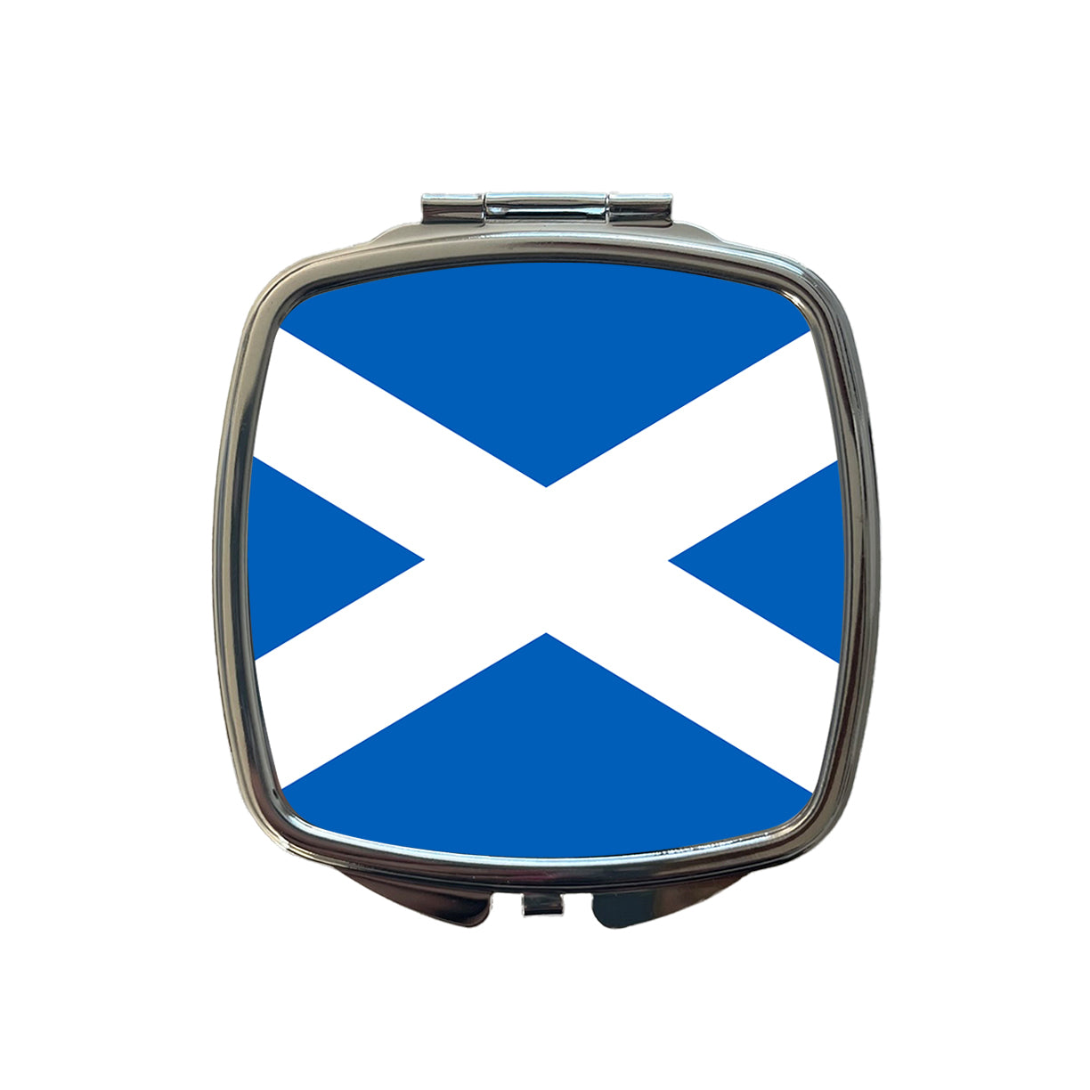 Great Britain Scotland Country Flag Small Travel Purse Handbag Pocket Makeup Compact Mirror