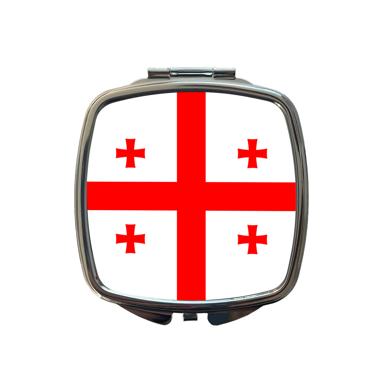 Georgia Country Flag Small Travel Purse Handbag Pocket Makeup Compact Mirror